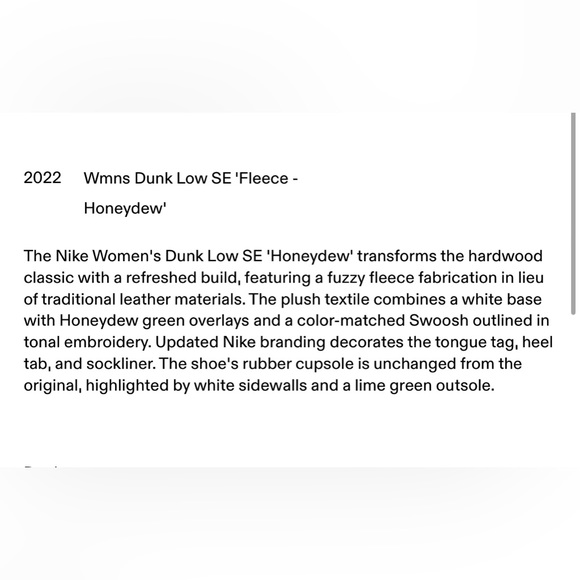 Dunk low SE fleece honeydew - Picture 6 of 7